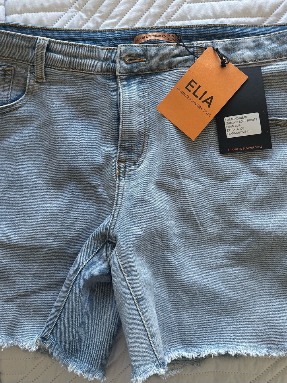 Light Wash Men’s Denim Jean Shorts